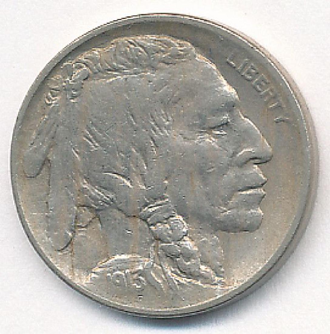 1913 Type 1 Buffalo Nickel AU58 (1 of 2)