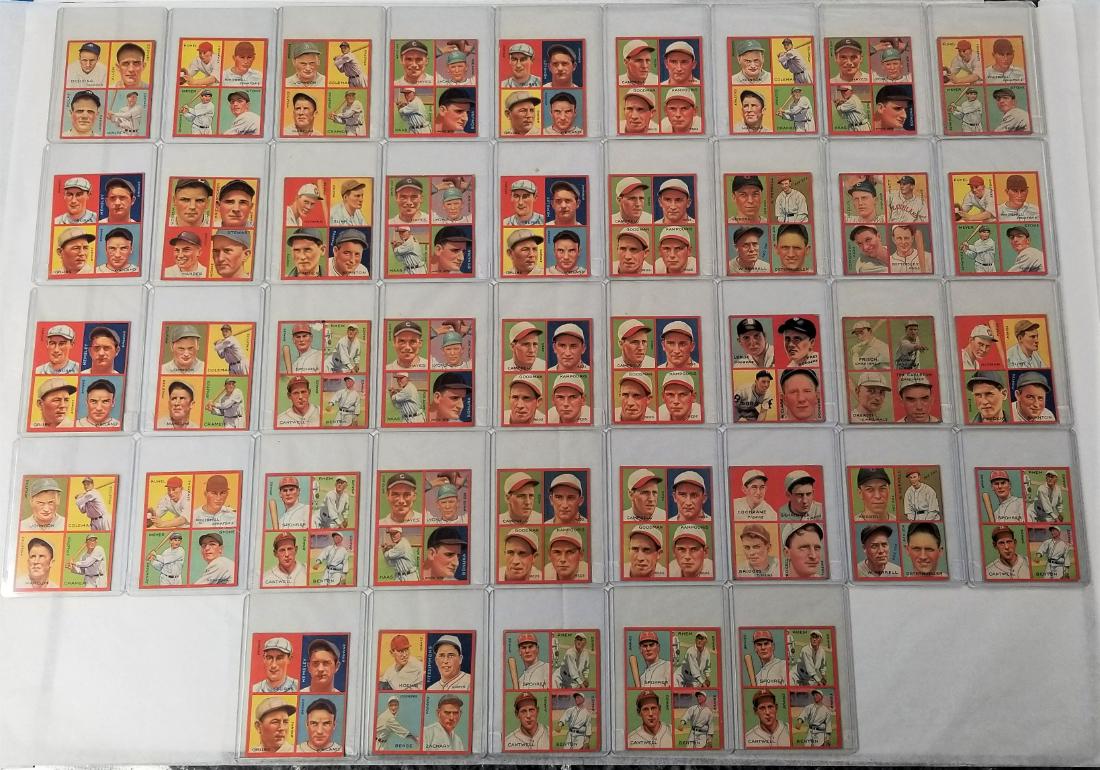 (41) 1935 Goudey 4-in-1 Baseball Cards Vintage in Card (1 of 7)