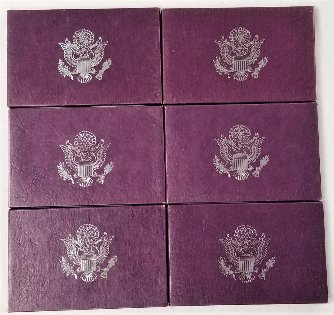 (6) United States Mint Proof Sets 1984, 1985, 1986, (1 of 6)