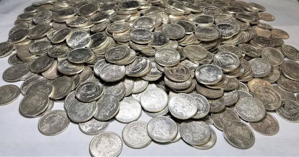 (100) 1921 Almost Mint Condition Morgan Silver Dollars: Winner shall receive (100) 1921 Almost mint Condition Morgan Silver DollarsVery Nice and Fantastic Looking CoinsThe Coins will come in 5 Plastic Tubes