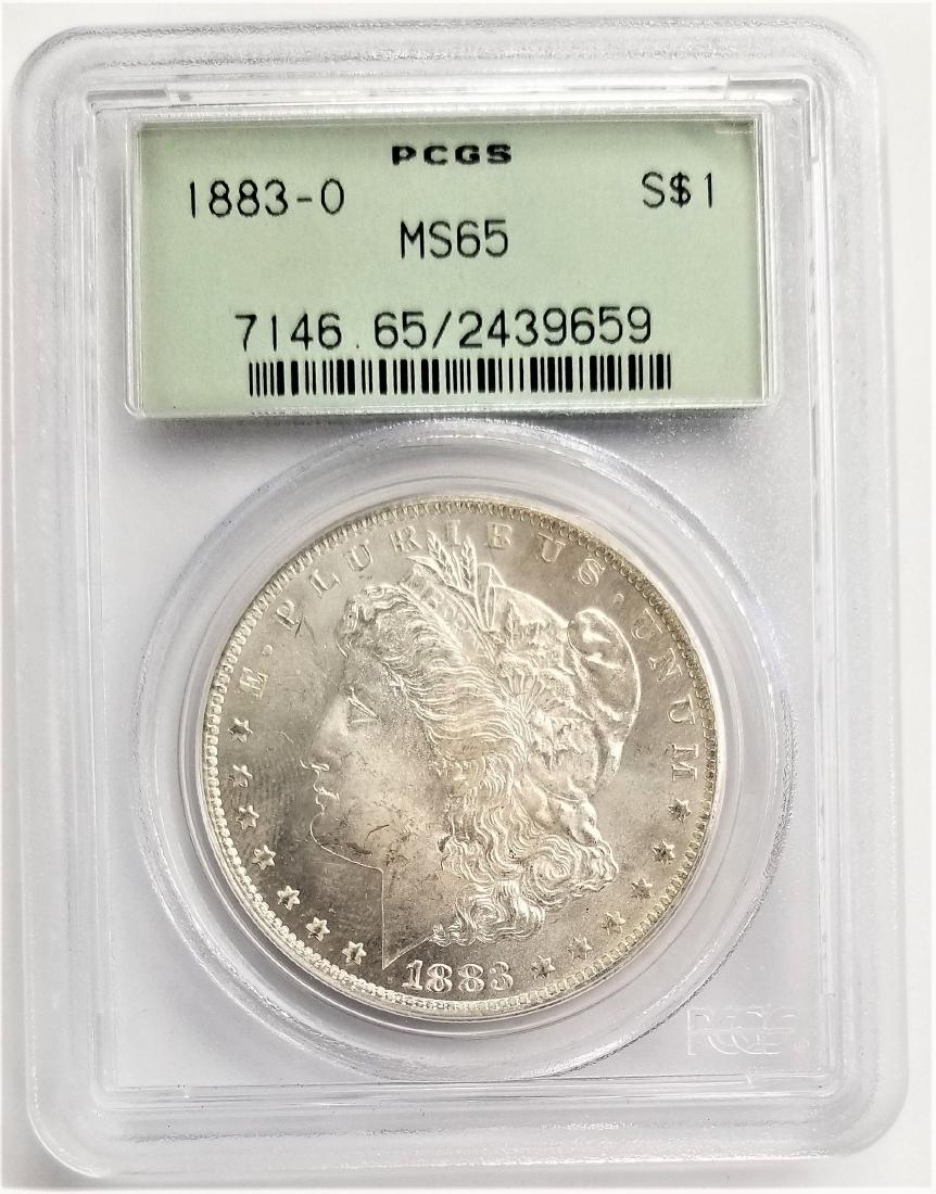 1883-O $1 PCGS MS65 MORGAN SILVER DOLLAR OGH (1 of 2)
