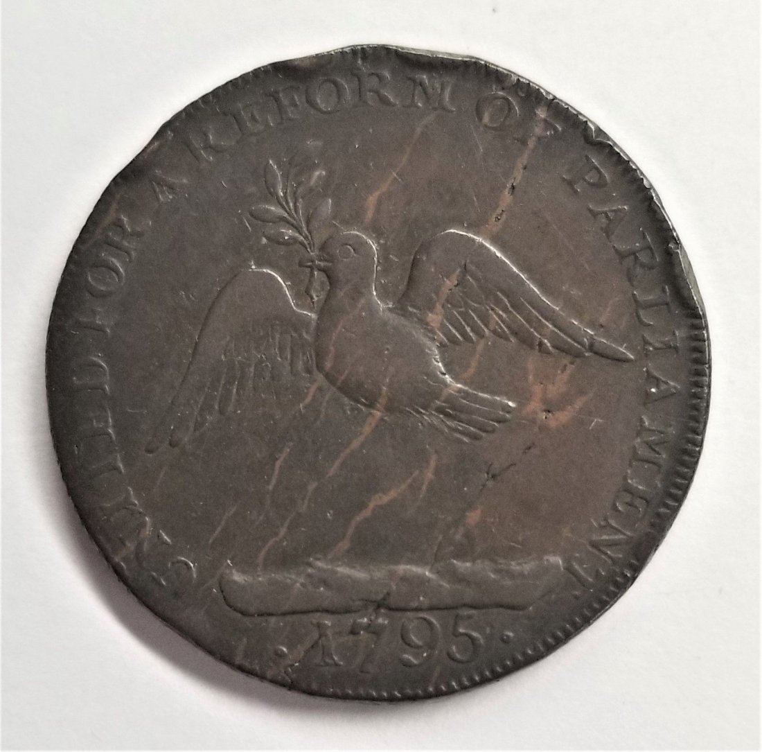1795 D&H Middlesex #286 Political Token (1 of 3)