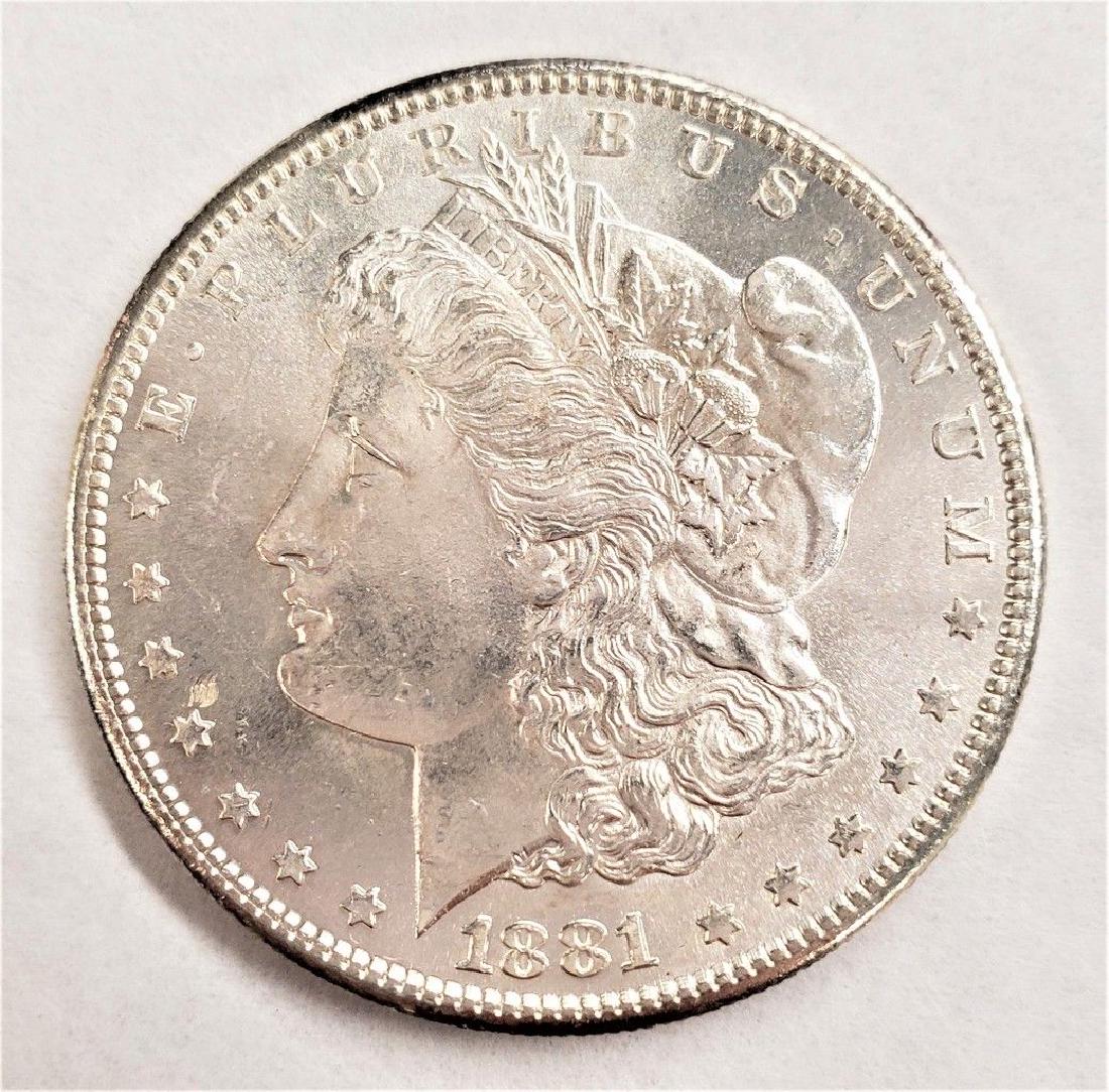 1881-S MS64 PL MORGAN SILVER DOLLAR PQ (1 of 2)