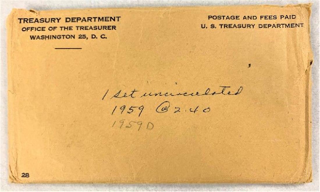 VERY RARE 1959 GENUINE US MINT SET (1 of 3)
