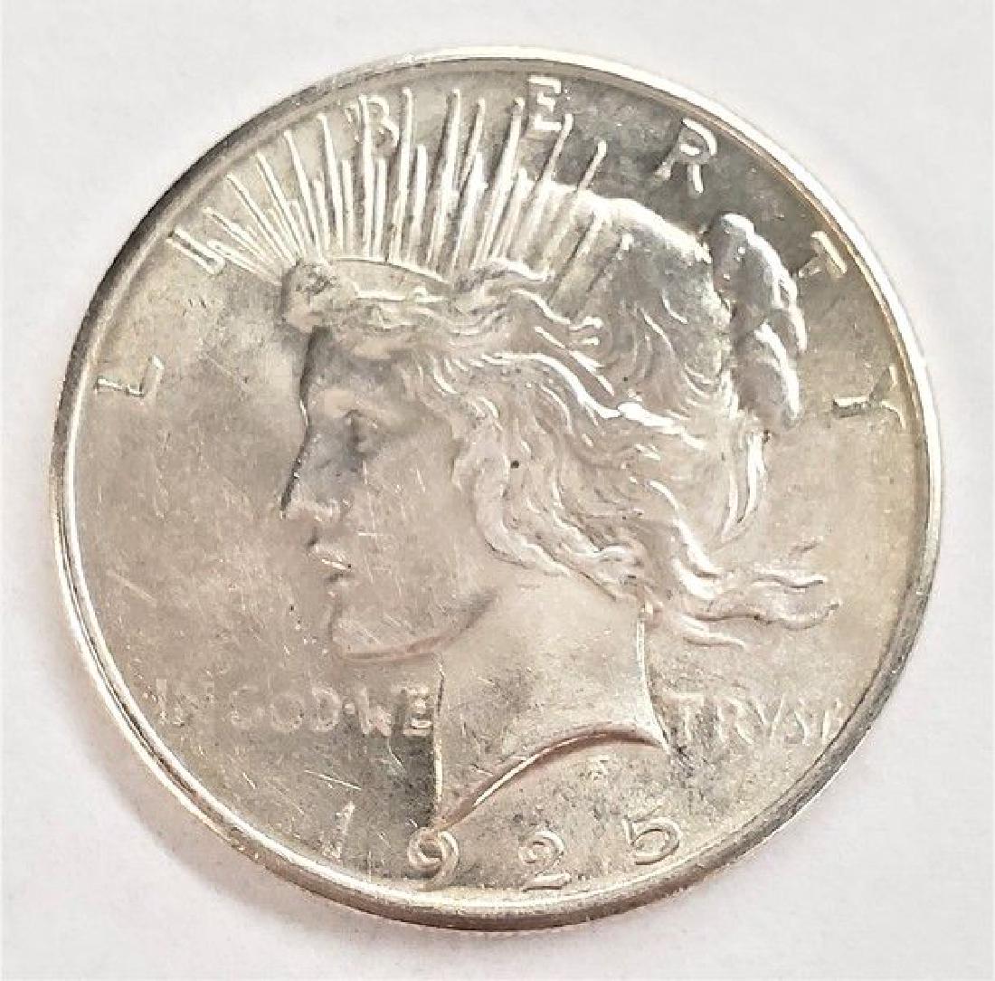 1925-P SILVER PEACE DOLLAR MS63 (1 of 2)