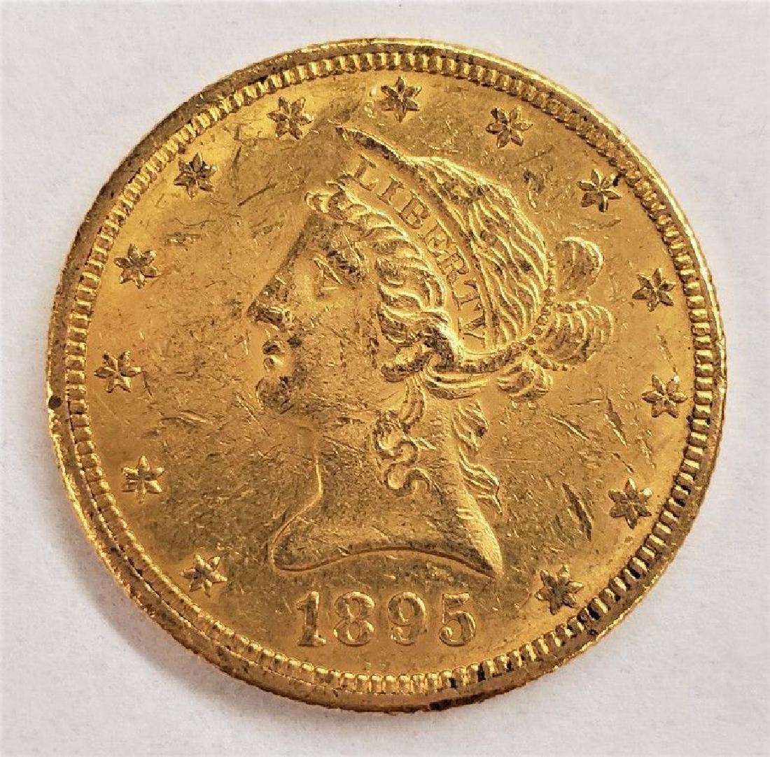 1895-O $10 LIBERTY GOLD MS62 PROOF LIKE (1 of 2)
