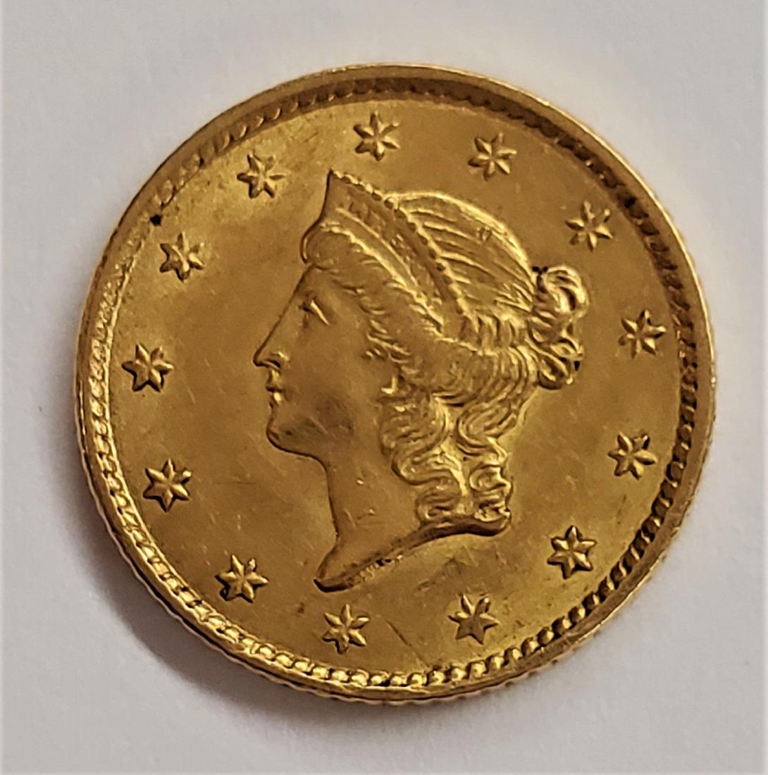 1852 Gold Dollar BU+ (1 of 2)
