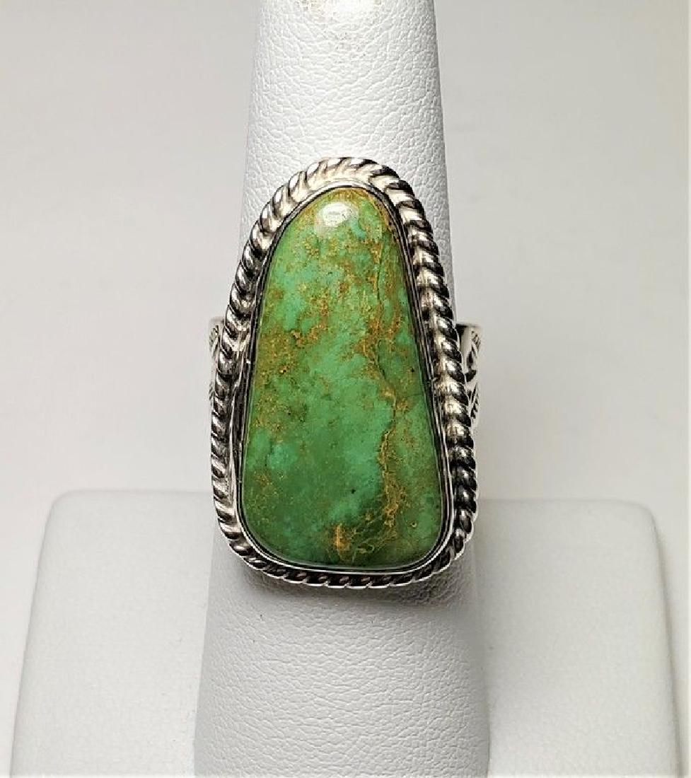 .925 STERLING SILVER OPAL RING SIZE 6.5 11.2 GRAMS (1 of 6)