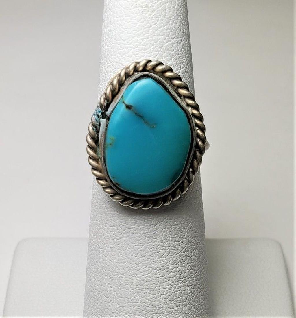 .925 STERLING SILVER OPAL RING SIZE 5.5 3.7 GRAMS (1 of 6)