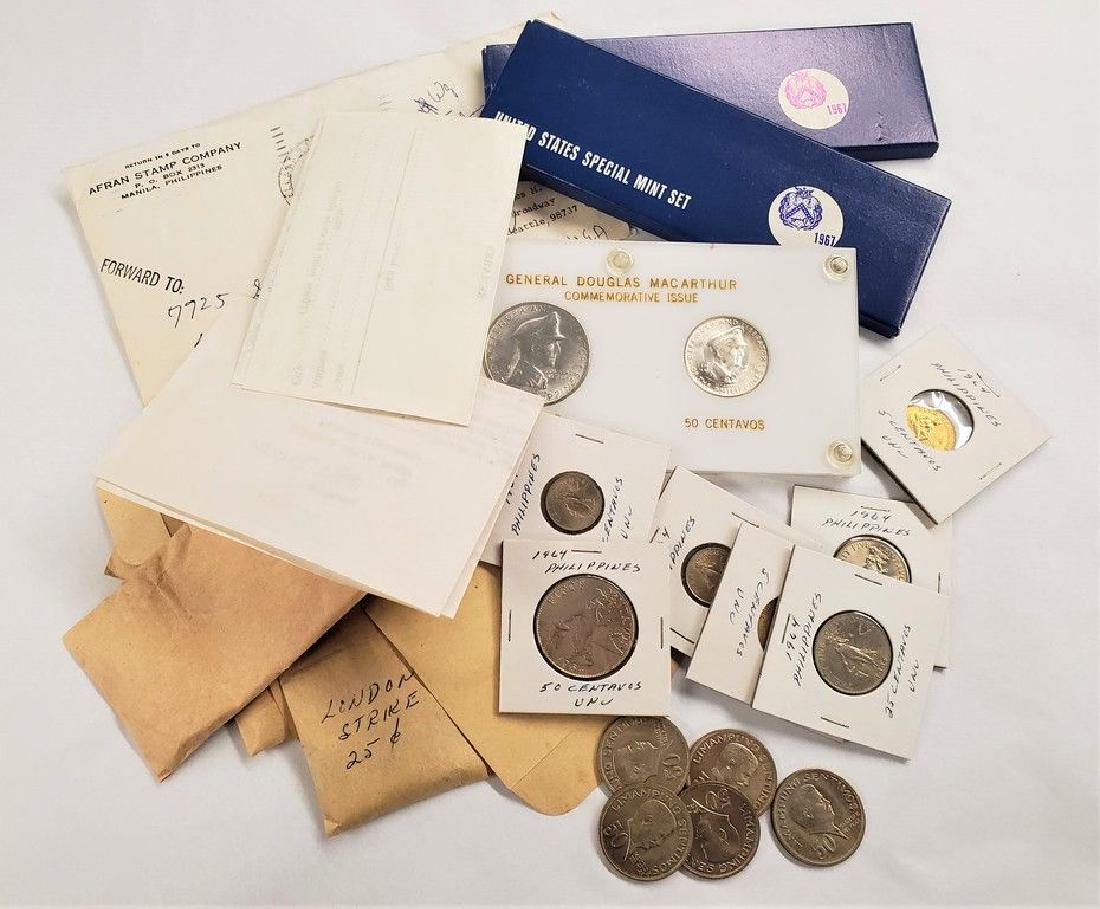 ONE OF A KIND (60) COINS FROM THE PHILIPPINES VINTAGE: ONE OF A KIND (60) COINS FROM THE PHILIPPINES VINTAGE WINNER SHALL RECEIVE ALL 60 COINS SHOWN HERE. THE HIGHLIGHTS OF WHICH ARE THE PEDIGREETHAT COMES FROM THE AFRAN STAMP COMPANY MANILA, PHILIPPINES 