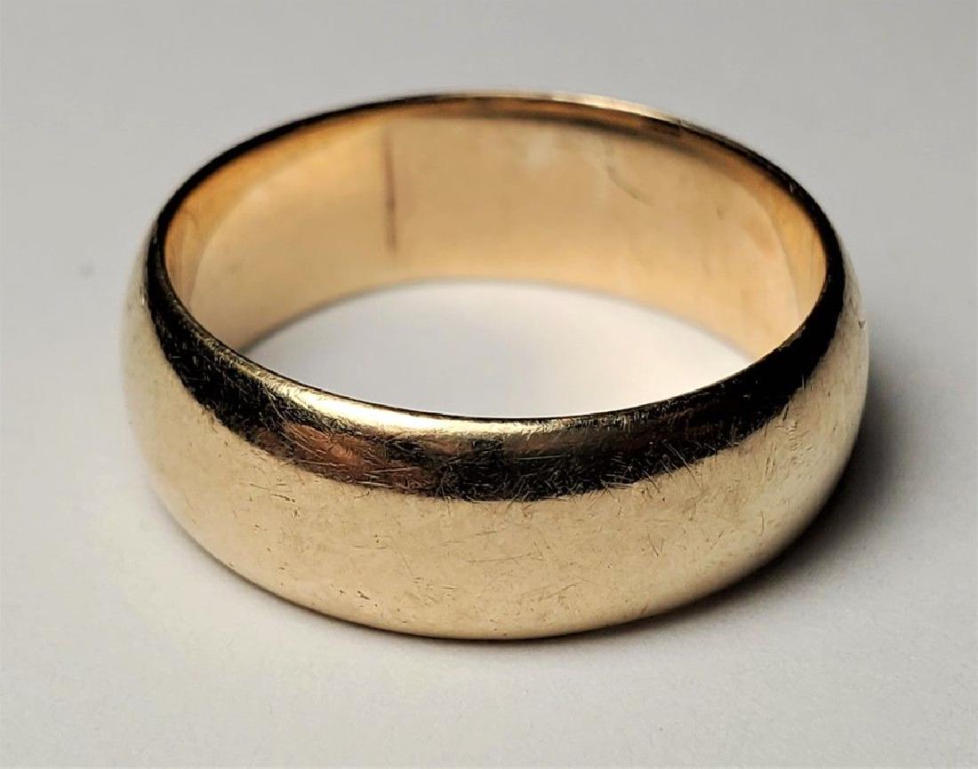 SOLID 14K GOLD RING SIZE 6.5 - 5.1 GRAMS (1 of 3)