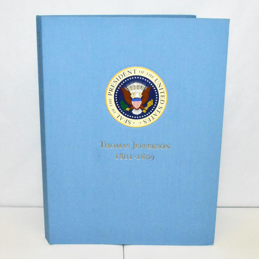 THOMAS JEFFERSON PRESIDENT OF US SILVER DOLLARS: THOMAS JEFFERSON PRESIDENT OF THE UNITED STATES CERTIFIED SILVER DOLLARS COLLECTION. WINNER SHALL RECEIVE THE EXACT ITEMS SHOWN HERE.