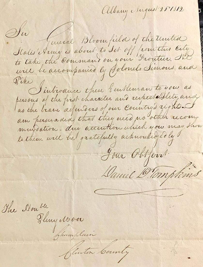 WAR OF1812 EARLY HISTORY: WAR OF 1812 BEGAN BY A DECLARATION OF WAR ON JUNE 18, 1812. NINE DAYS LATER VARIOUS MILITIAS WERE SENT TO SEVERAL BOARDING TOWNS INCLUDING CHAMPLAIN. THE ROLE OF THE STATE MILITIA'S WAS TO DEFEND THE 