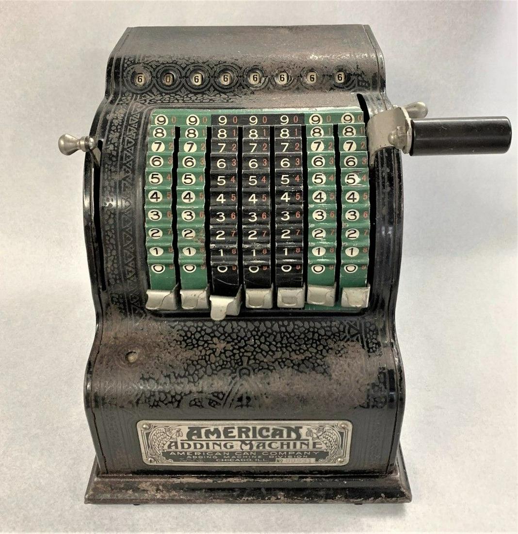EARLY 1900's ANTIQUE AMERICAN ADDING MACHINE Aug 05, 2019 Coins and