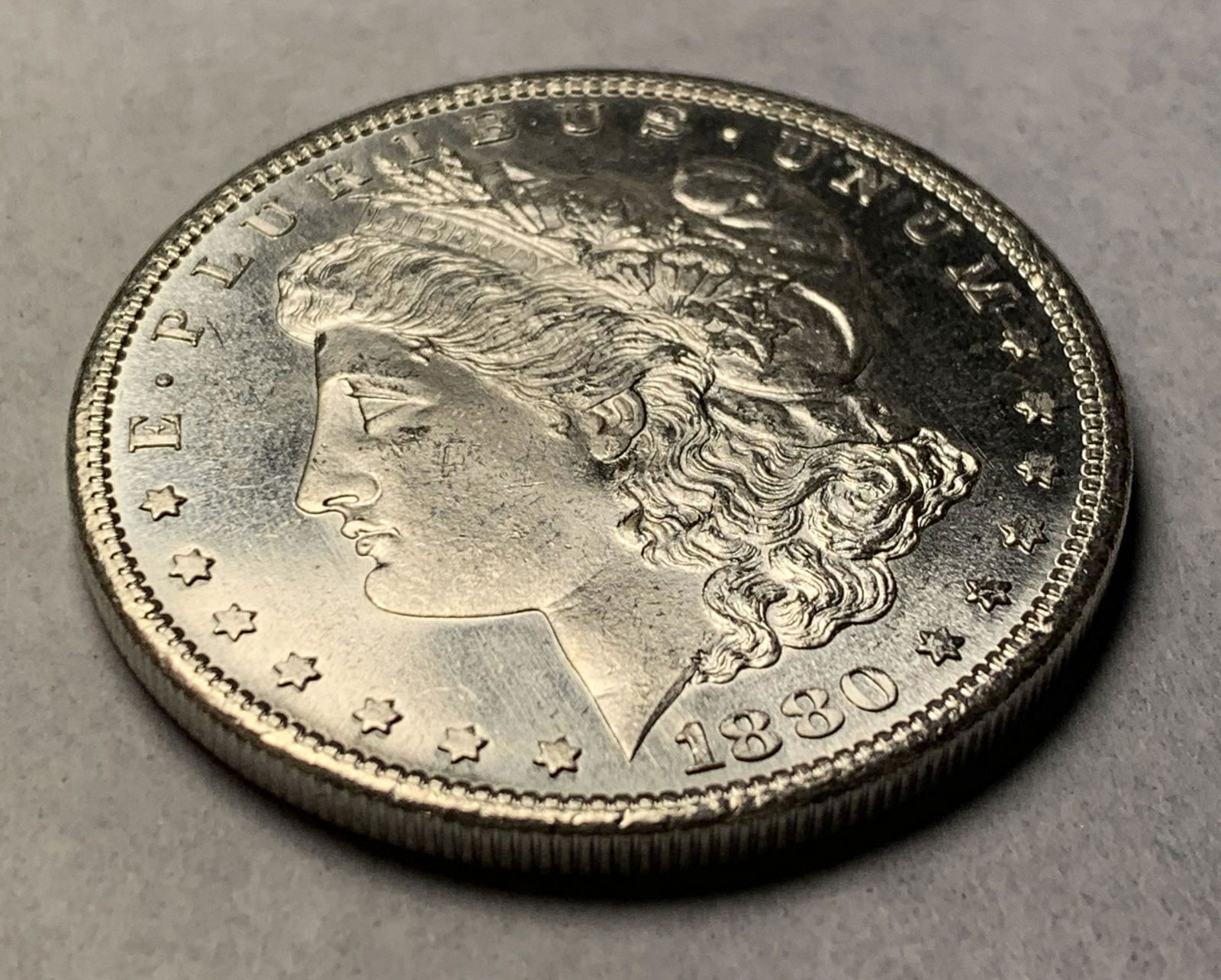 1880-S 65/66 PL/DMPL MORGAN SILVER DOLLAR (1 of 2)