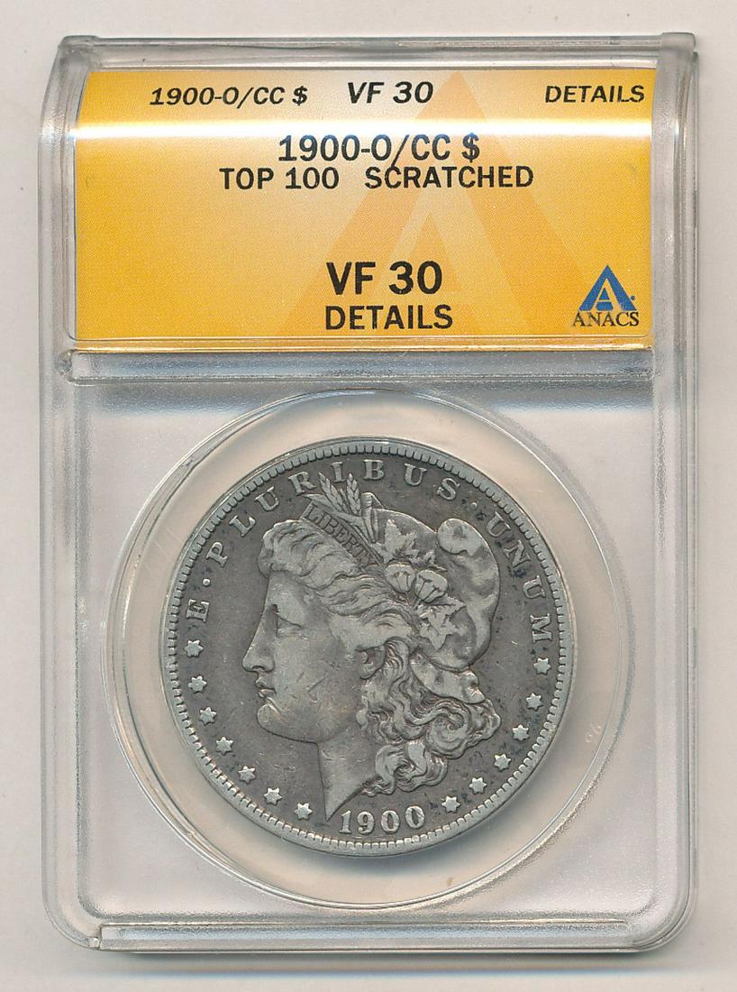 1900-O/CC CARSON CITY MORGAN $1 NX ANACS VF30 (1 of 2)
