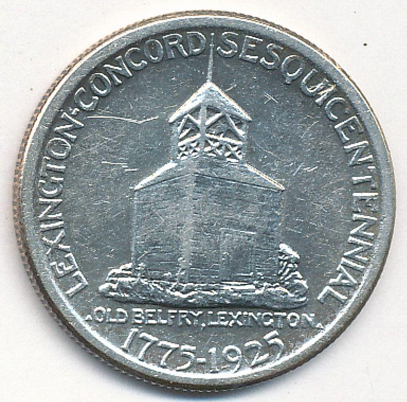 1925 LEXINGTON SILVER COMMEM .50C AU DETAILS (1 of 2)