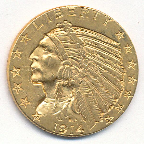 1914 MS 62 $5 INDIAN HEAD GOLD (1 of 2)