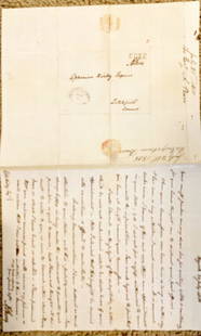 AARON BURR (2) SIGNATURES AS VP (1) LETTER (2) FRANKS: AARON BURR (2) SIGNATURES AS VP (1) ON LETTER DATED JULY 20, 1801 THE OTHER (2) IS THE FRANKING ENVELOPEAARON BURR AS VICE PRESIDENT JULY 20, 1801. AARON BURR THIRD VICEPRESIDENT UNDER THOMAS