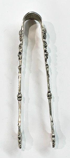 STAMPED 800 ANTIQUE SILVER SUGAR TONGS: WINNER SHALL RECEIVE THE EXACT ITEM SHOWN HERE (LE.Tg)