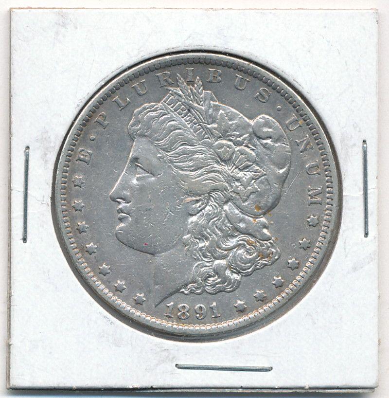 1891-CC CARSON CITY MORGAN SILVER DOLLAR XF (1 of 2)
