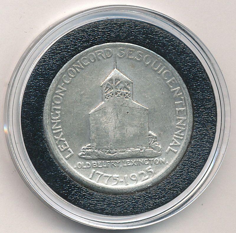 1925 LEXINGTON CONCORD 50C COMMEMORATIVE XF (1 of 2)