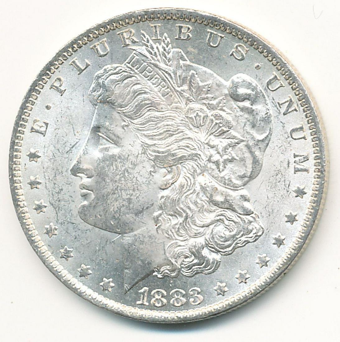 1883-O MS64 MORGAN SILVER DOLLAR: WINNER OF AUCTION SHALL RECEIVE THE EXACT COIN SHOWN HERE