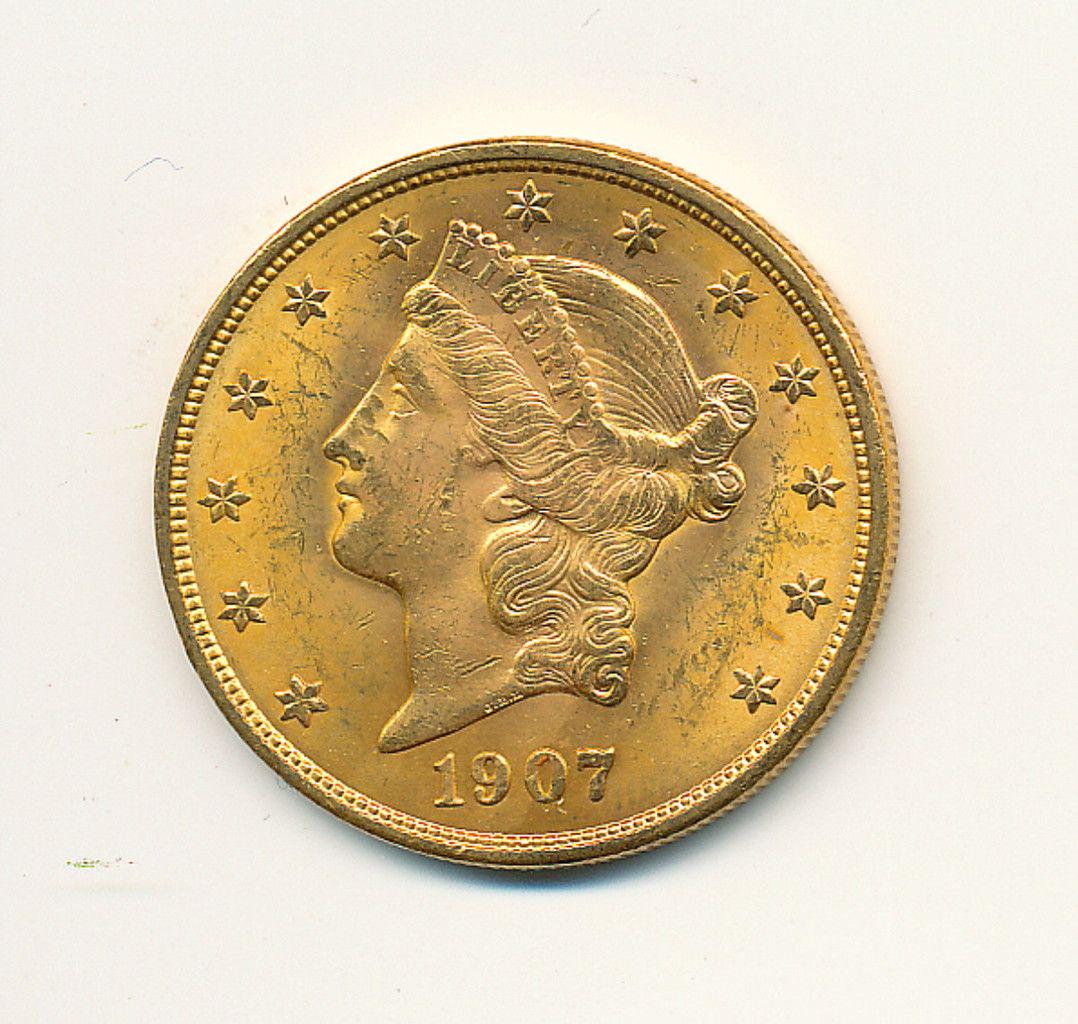 1907 $20 GOLD LIBERTY MS63 (1 of 2)