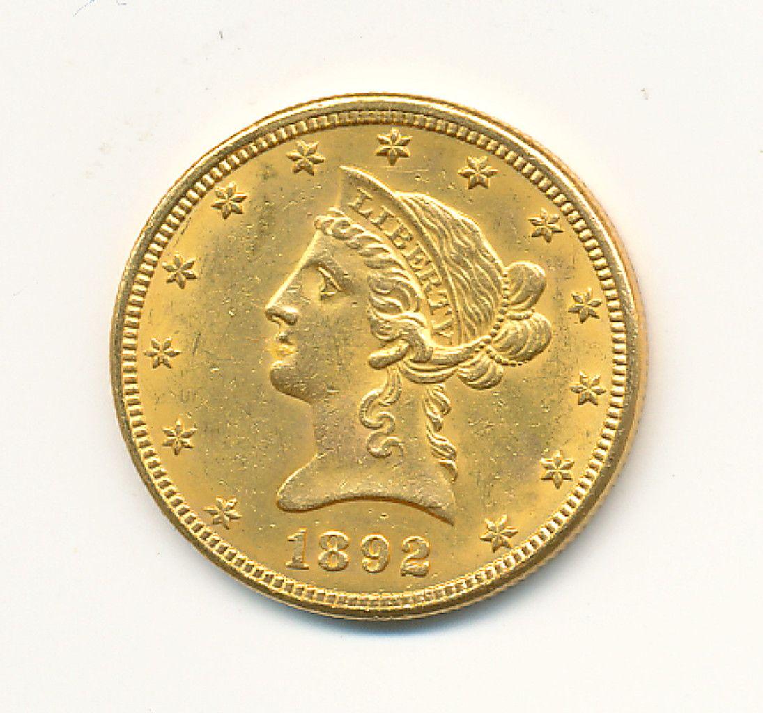 1892 $10 LIBERTY GOLD MS64 (1 of 2)