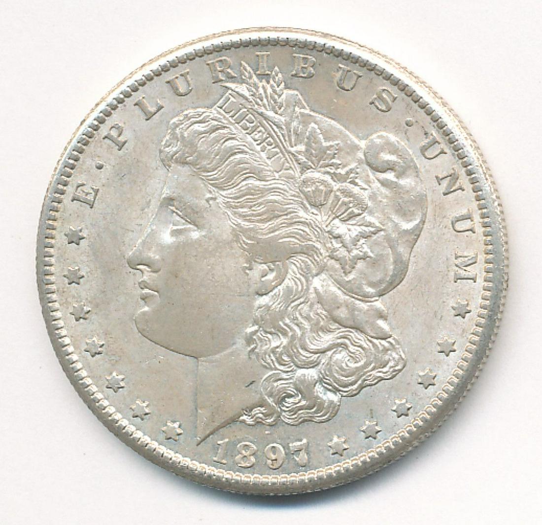 1897-S MORGAN SILVER DOLLAR MS64 (1 of 2)