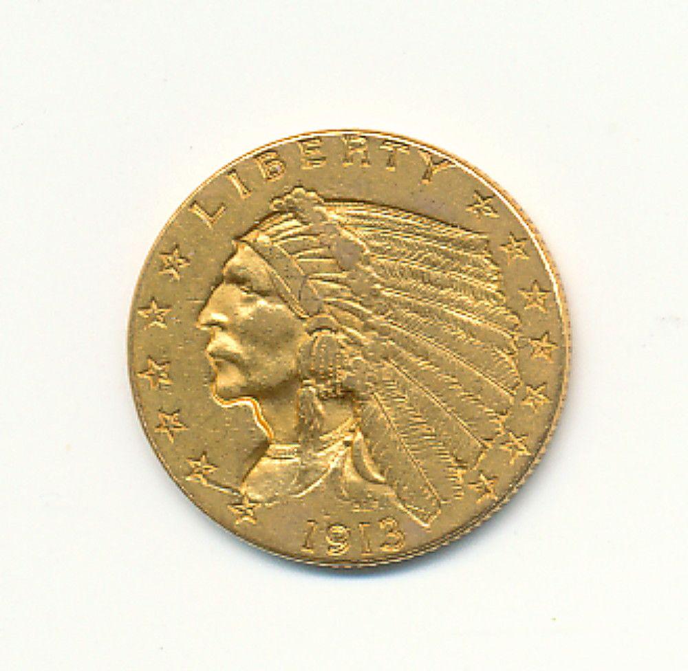 1913 $2.5 INDIAN GOLD MS63 (1 of 2)