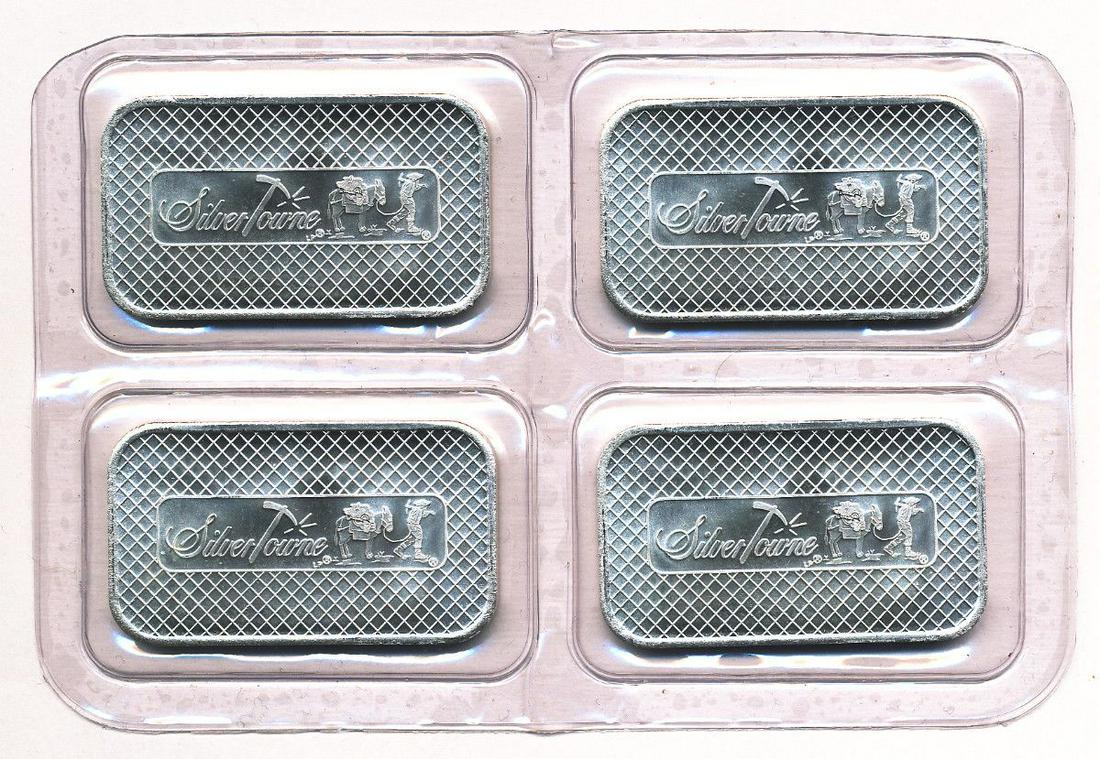 4 OZ SILVER BARS FROM SILVER TOWN (1 of 2)