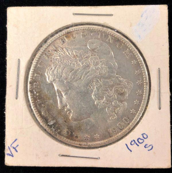 1900-S MORGAN RARE DATE VF/XF (1 of 2)
