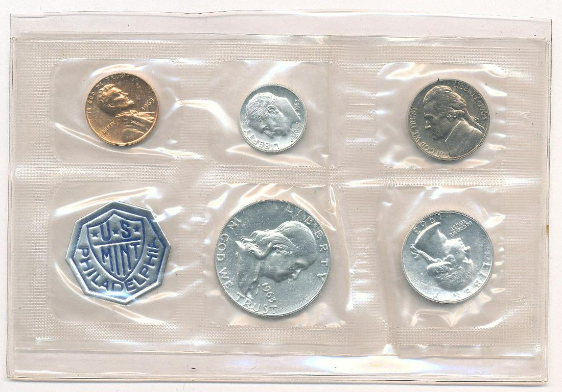 1963 US PROOF SET AS SHOWN (1 of 2)