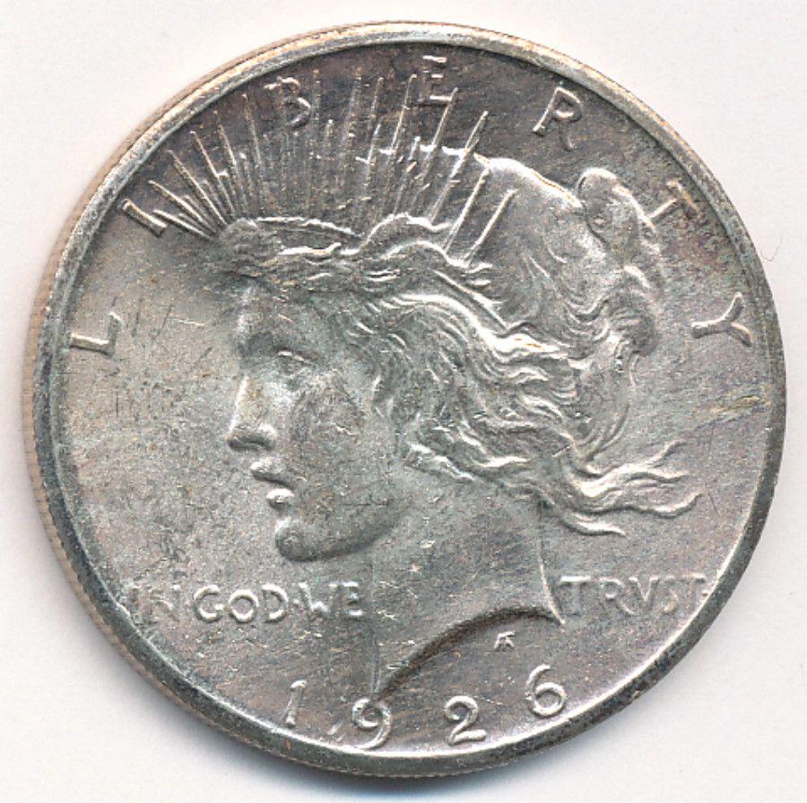 1926 PEACE DOLLAR MS64 NICE LUSTROUS EXAMPLE (1 of 2)