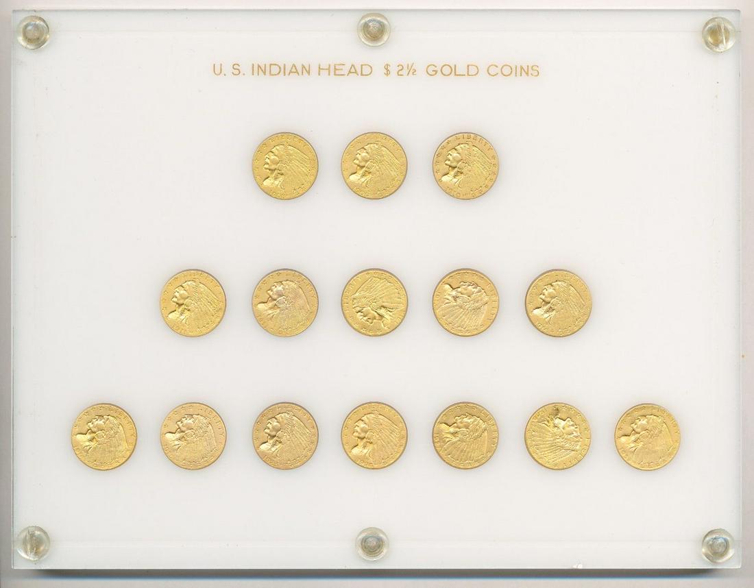 FRESH $2-1/2 INDIAN SET INC 1911-D MINT ERROR (1 of 11)