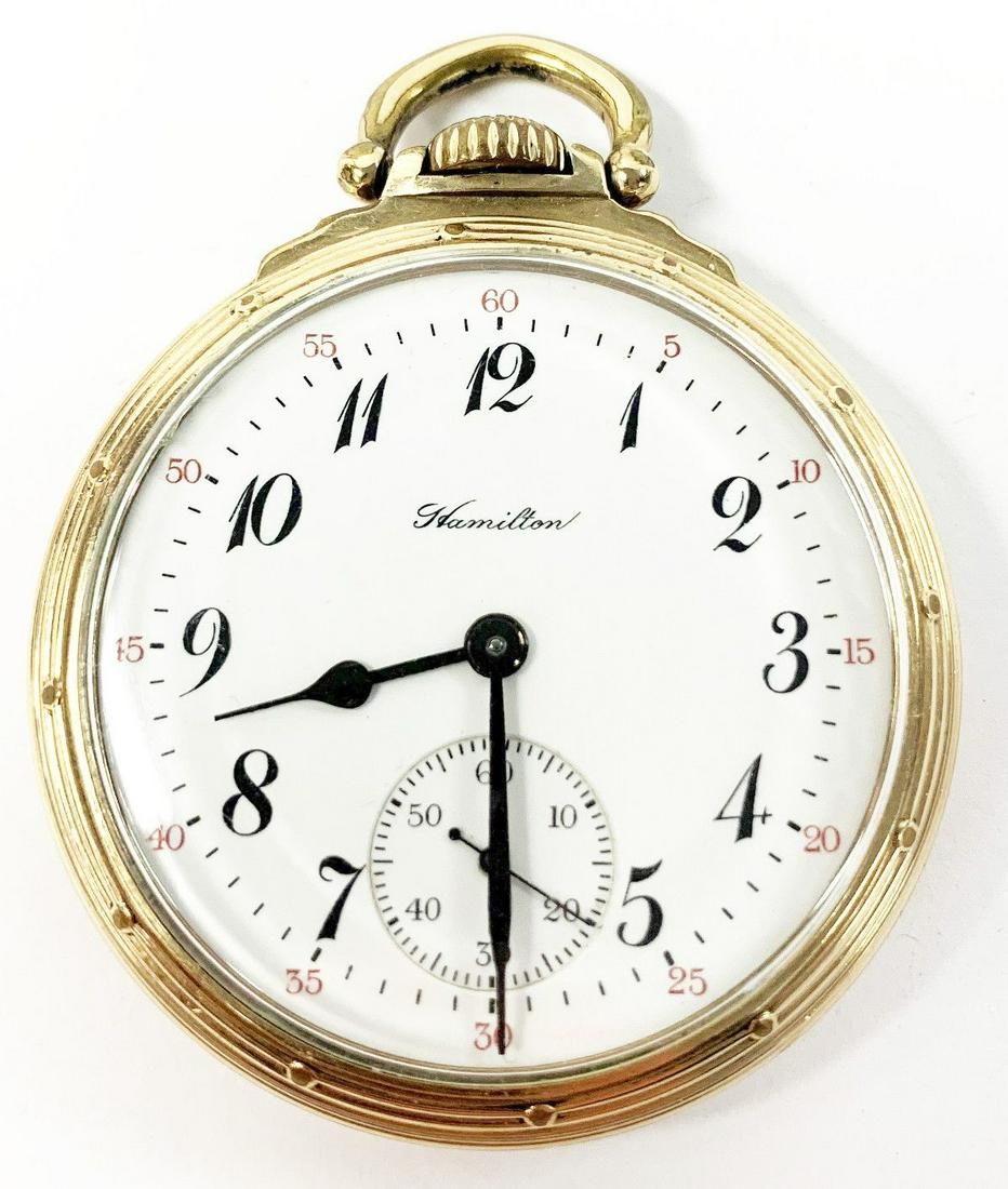 HAMILTON 21J POCKET WATCH (1 of 11)