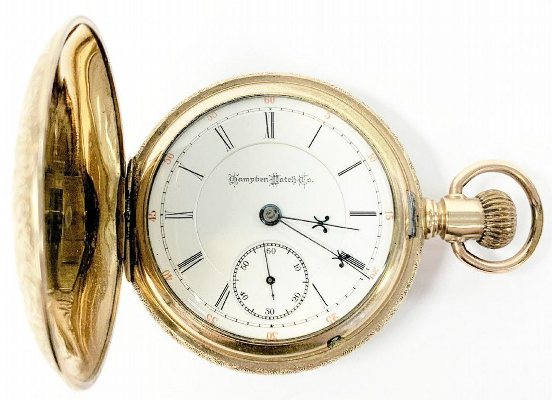 HAMPDEN WATCH CO. POCKET WATCH HAND DESIGNED (1 of 10)