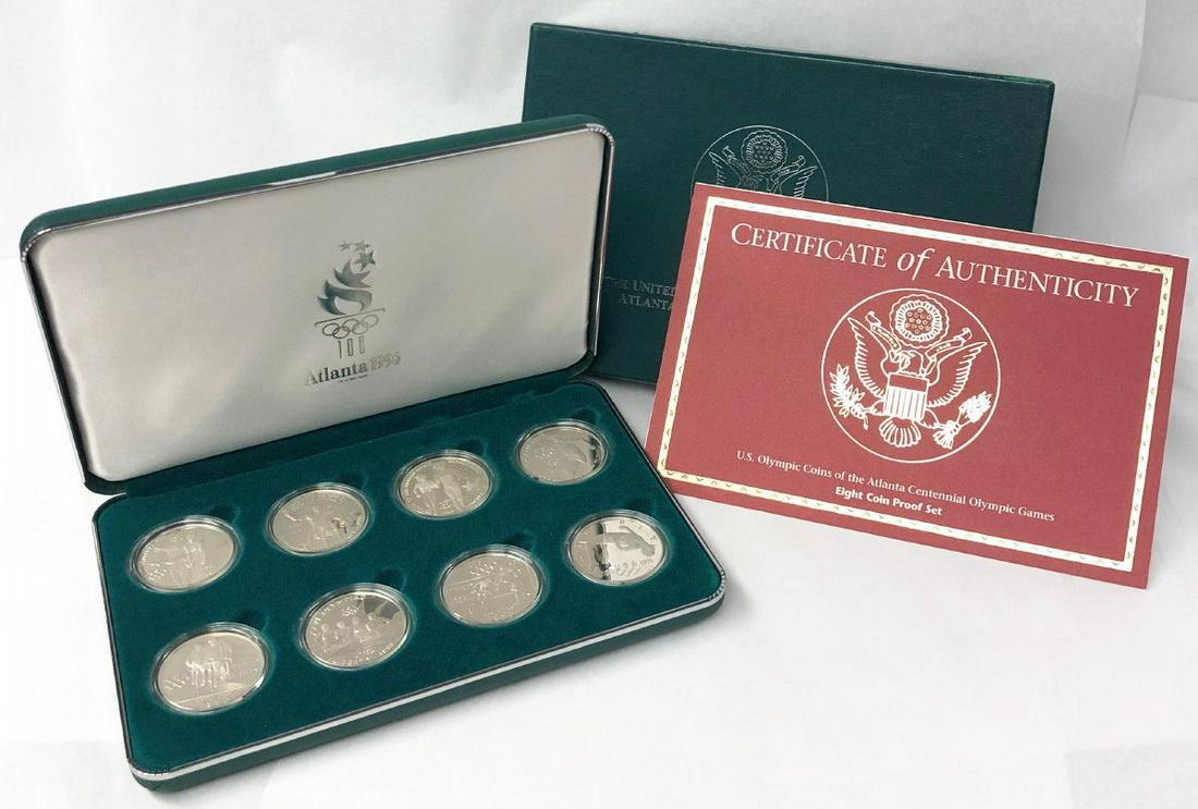ATLANTIS CENTENNIAL OLYMPIC GAMES SILVER DOLLAR (1 of 5)