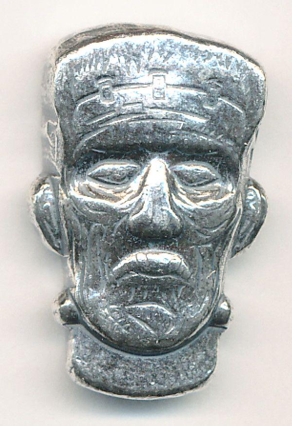 VINTAGE RARE SILVER BULLION 1.5 OZ TOTEM WARRIOR: VINTAGE RARE SILVER BULLION 1 1/2 OZ TOTEM WARRIOR. WINNER OF AUCTION SHALL RECEIVE THE EXACT ITEM SHOWN HERE.