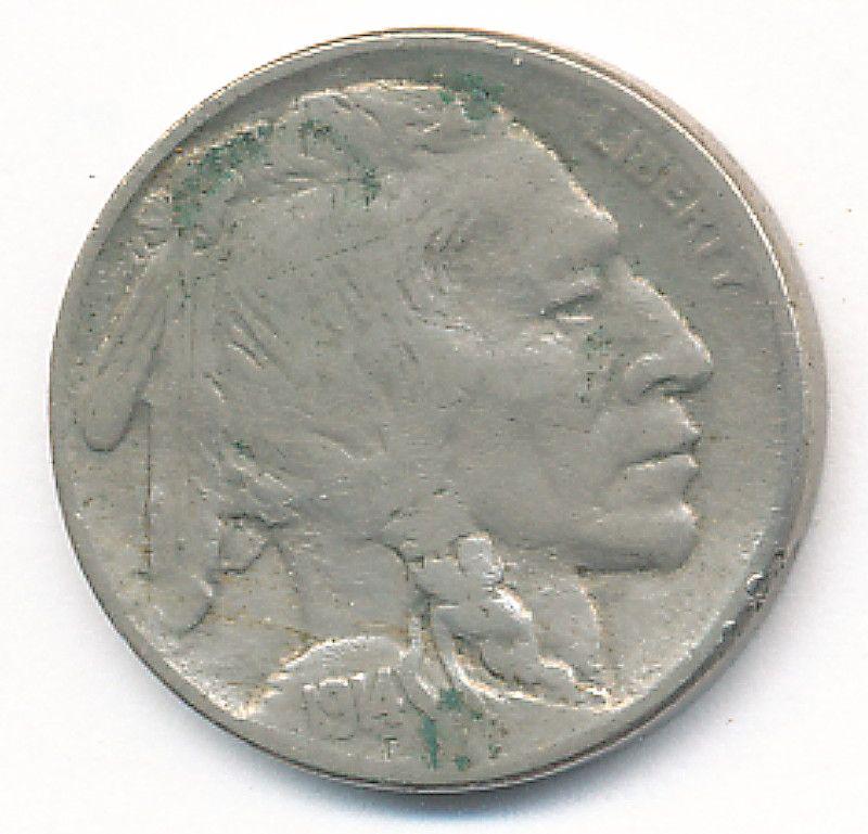 1914 BUFFALO 5C VF: THIS IS THE SAME CONSIGNOR AS THESE COMPLETE OR NEAR COMPLETE SILVER DOLLAR MORGAN SET. THERE ARE SOME EXTREMELY NICE BUFFALO NICKELS IN HERE. SO PLEASER ENJOY. WE'RE GOING TO AUCTION THEM OFF IN SMAL