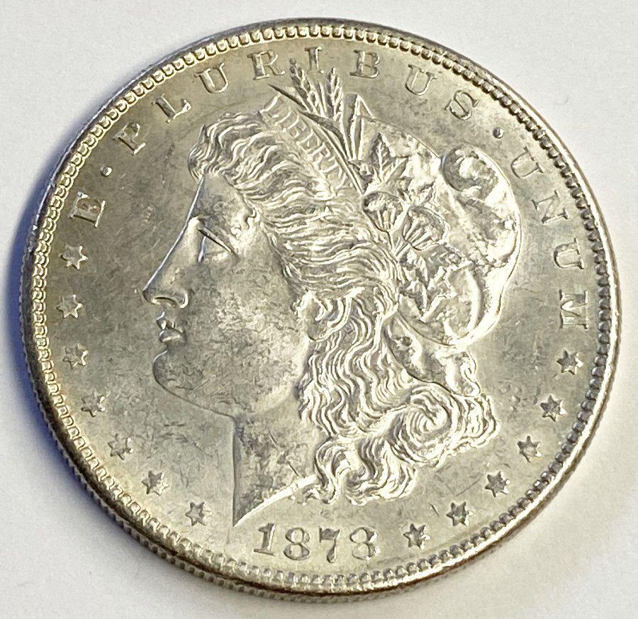 1878-S MORGAN SILVER DOLLAR MS60+ (1 of 3)