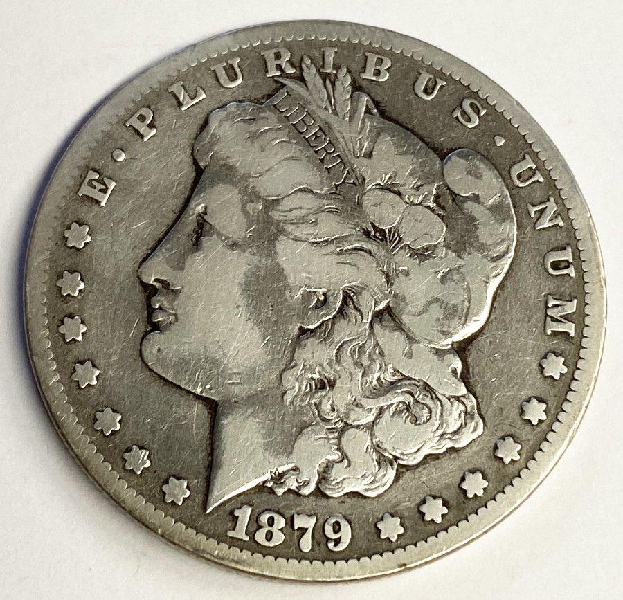 1879-CC CARSON CITY MORGAN SILVER DOLLAR VG (1 of 3)