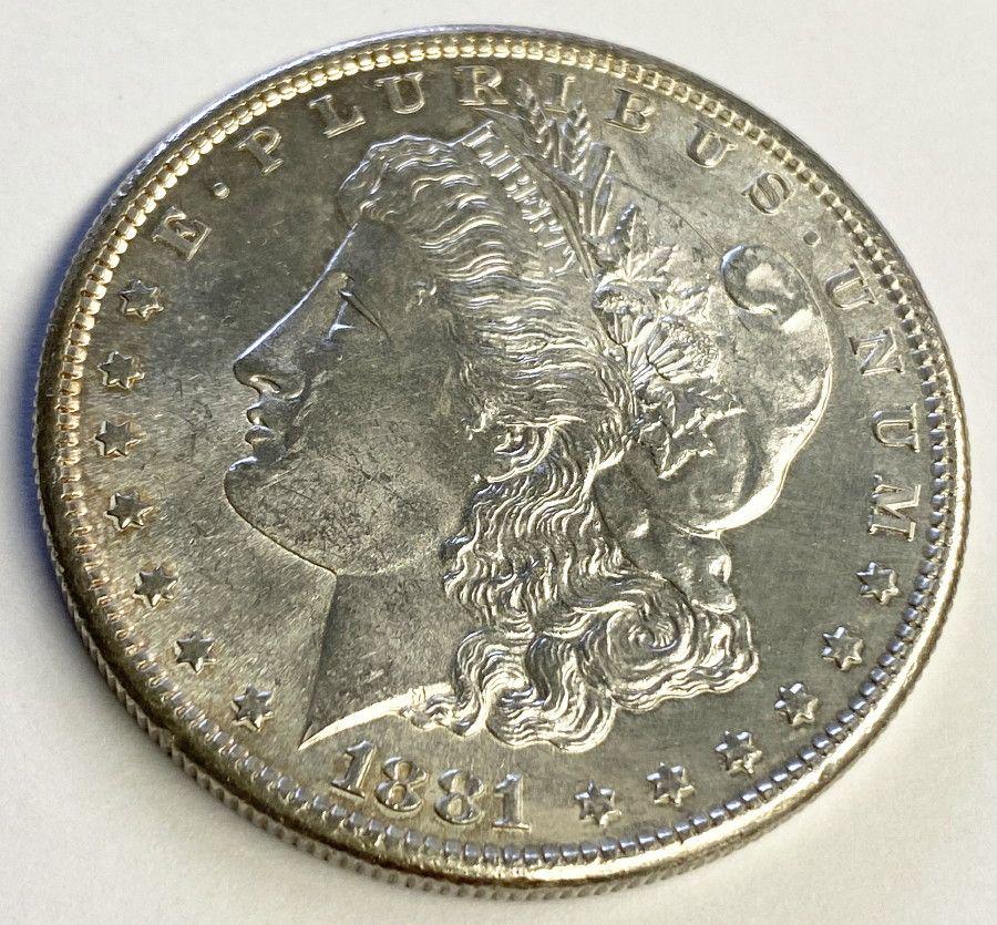 1881-S MORGAN SILVER DOLLAR MS66 (1 of 3)
