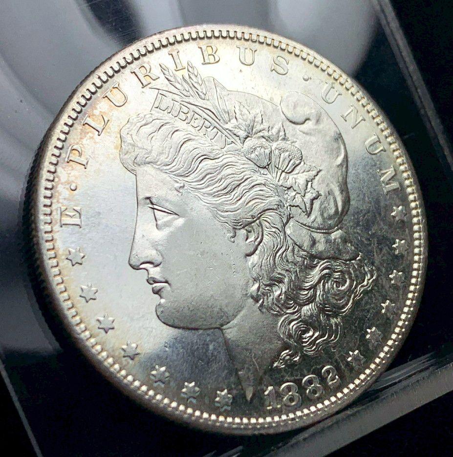 1882-S MORGAN DOLLAR MS 66/67 OBVERSE PL (1 of 5)