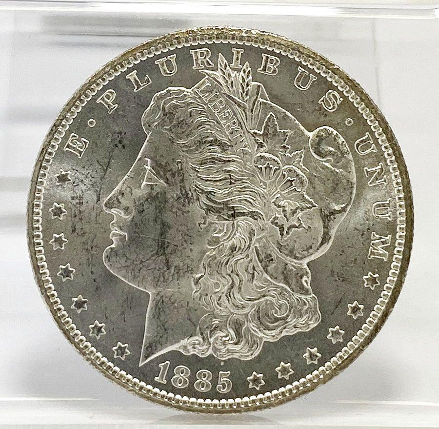 1885-CC CARSON CITY MORGAN SILVER DOLLAR MS64 (1 of 5)