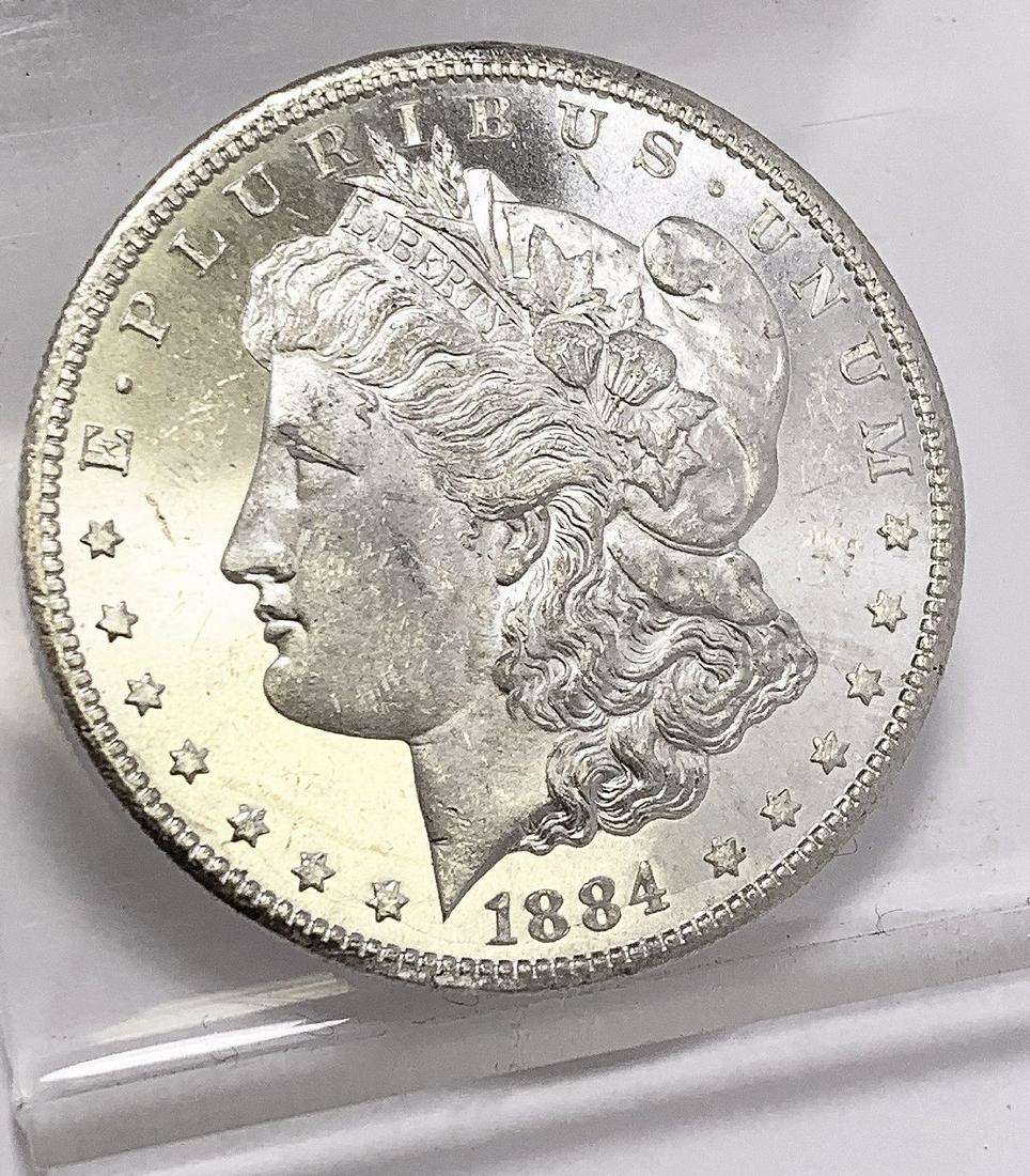 1884-CC CARSON CITY $1 MS65 PROOF-LIKE MORGAN (1 of 4)