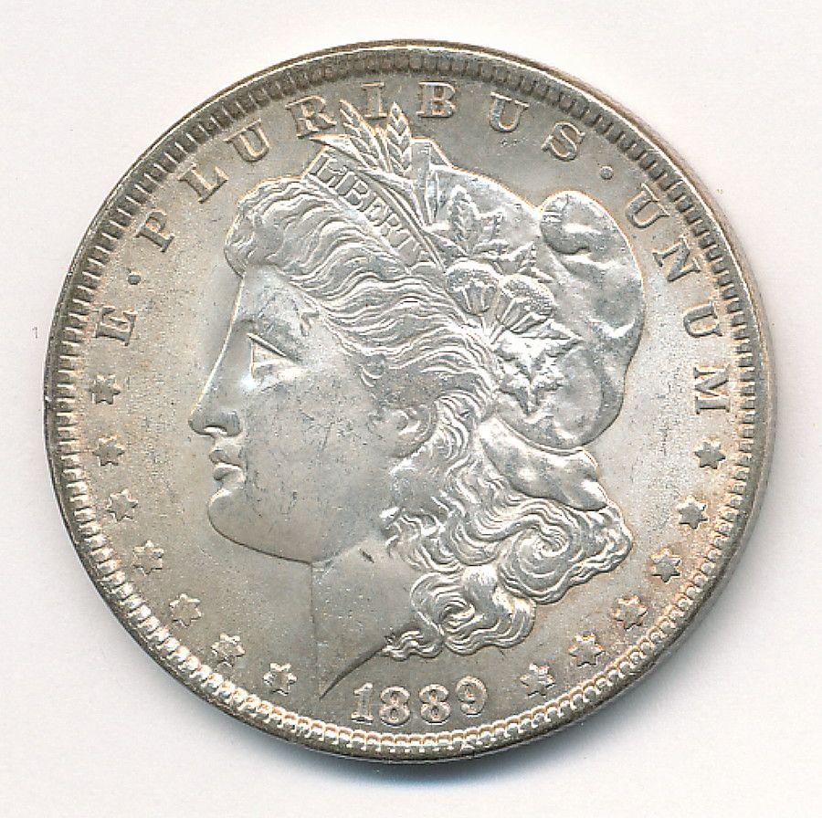 1889 MORGAN SILVER DOLLAR MS64/65 (1 of 3)