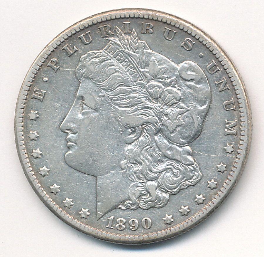1890-CC CARSON CITY MORGAN SILVER DOLLAR XF (1 of 3)