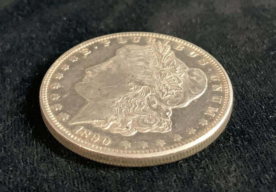 1890-P MORGAN SILVER DOLLAR MS62 PROOF LIKE: GREAT COIN WITH A NICE LOOK WINNER SHALL RECEIVE THE EXACT COIN SHOWN HERE